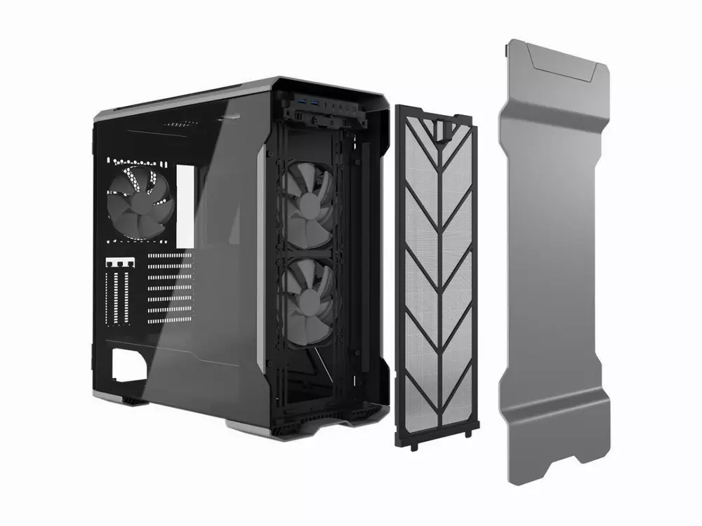 Кутия Phanteks Enthoo Evolv X TG RGB Silver Mid-tower