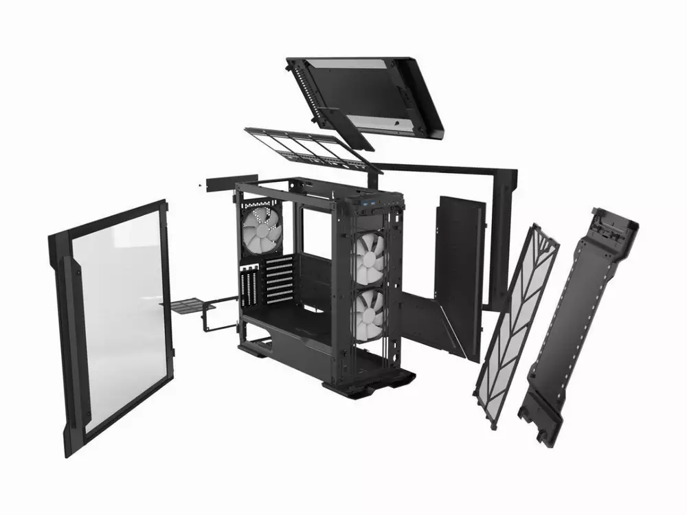 Кутия Phanteks Enthoo Evolv X TG RGB Black Mid-tower