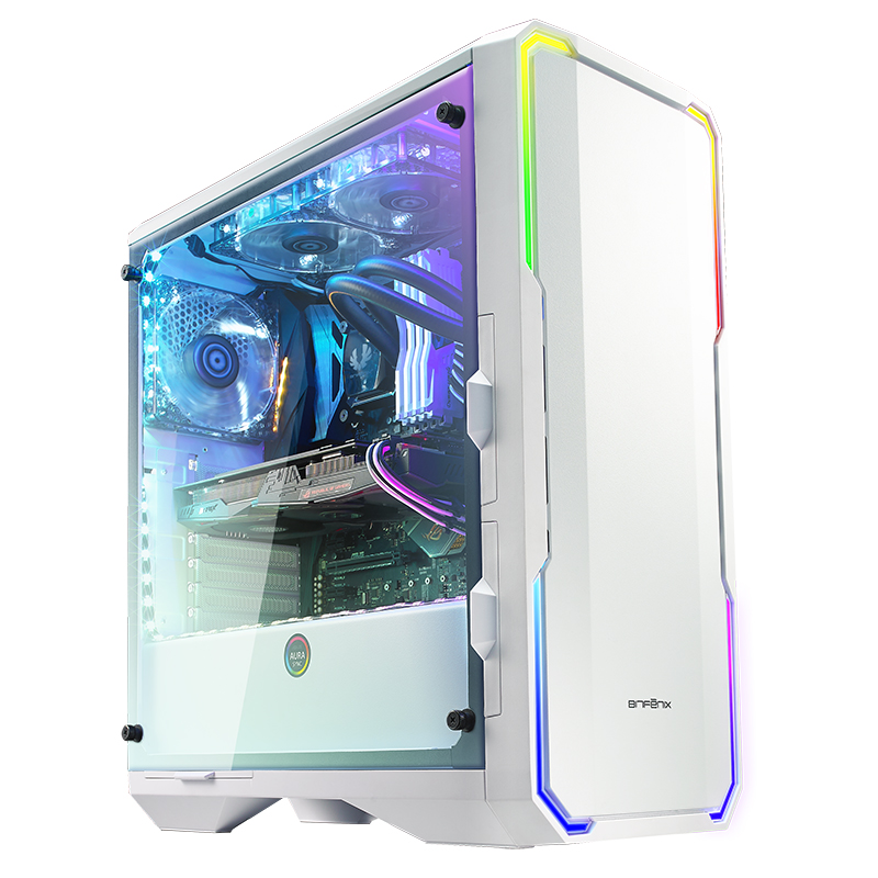 Кутия BitFenix ENSO White RGB TG