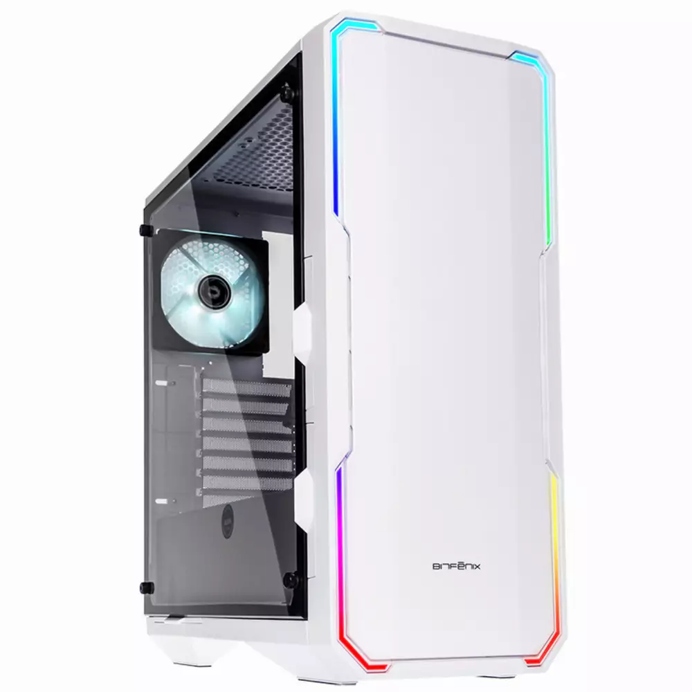Кутия BitFenix ENSO White RGB TG