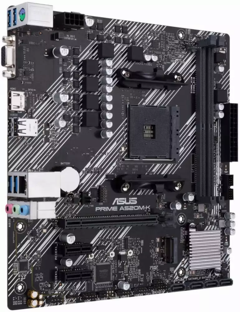 Дънна платка ASUS PRIME A520M-K 