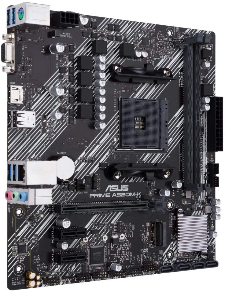 Дънна платка ASUS PRIME A520M-K 