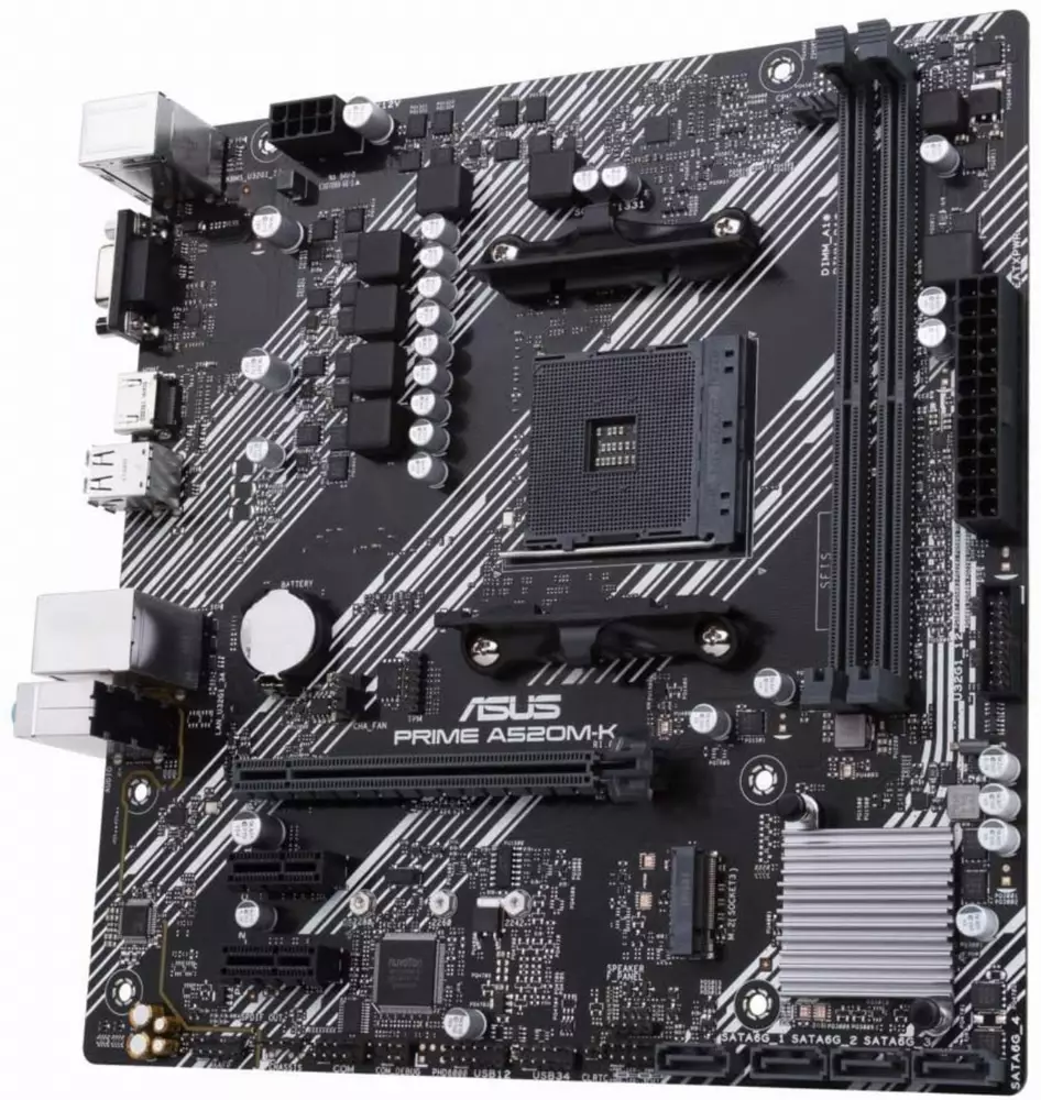 Дънна платка ASUS PRIME A520M-K 