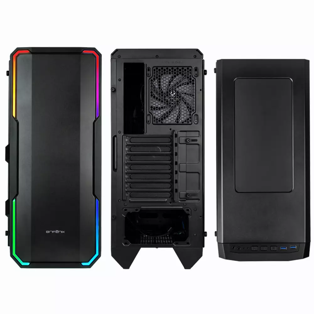 Кутия BitFenix ENSO Black RGB TG