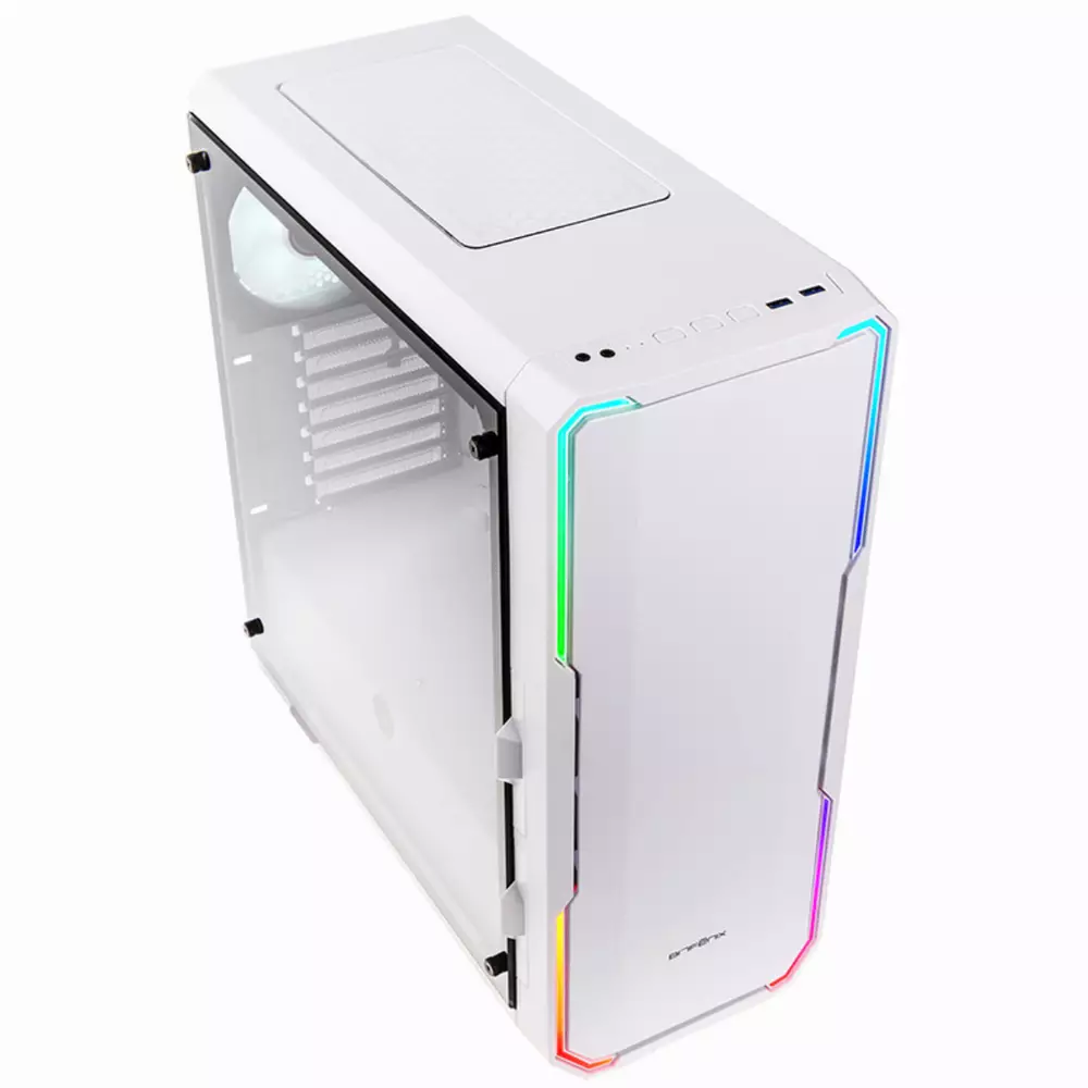 Кутия BitFenix ENSO White RGB TG
