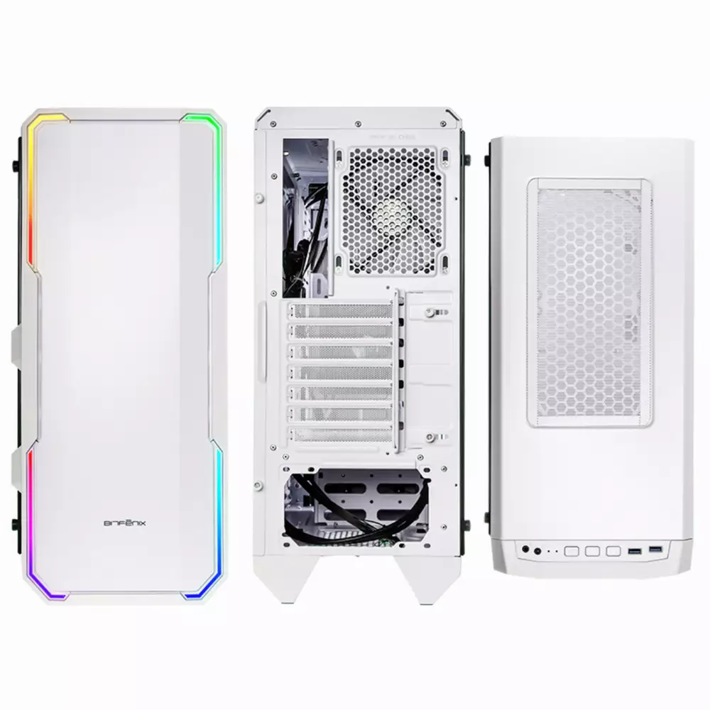 Кутия BitFenix ENSO White RGB TG