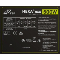 Захранване FSP Group HEXA+ Pro 500 (H3-500) 500W 80+
