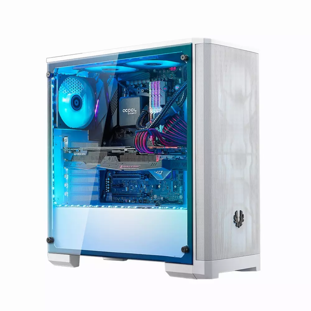 Кутия BitFenix NOVA ARGB Mesh White TG