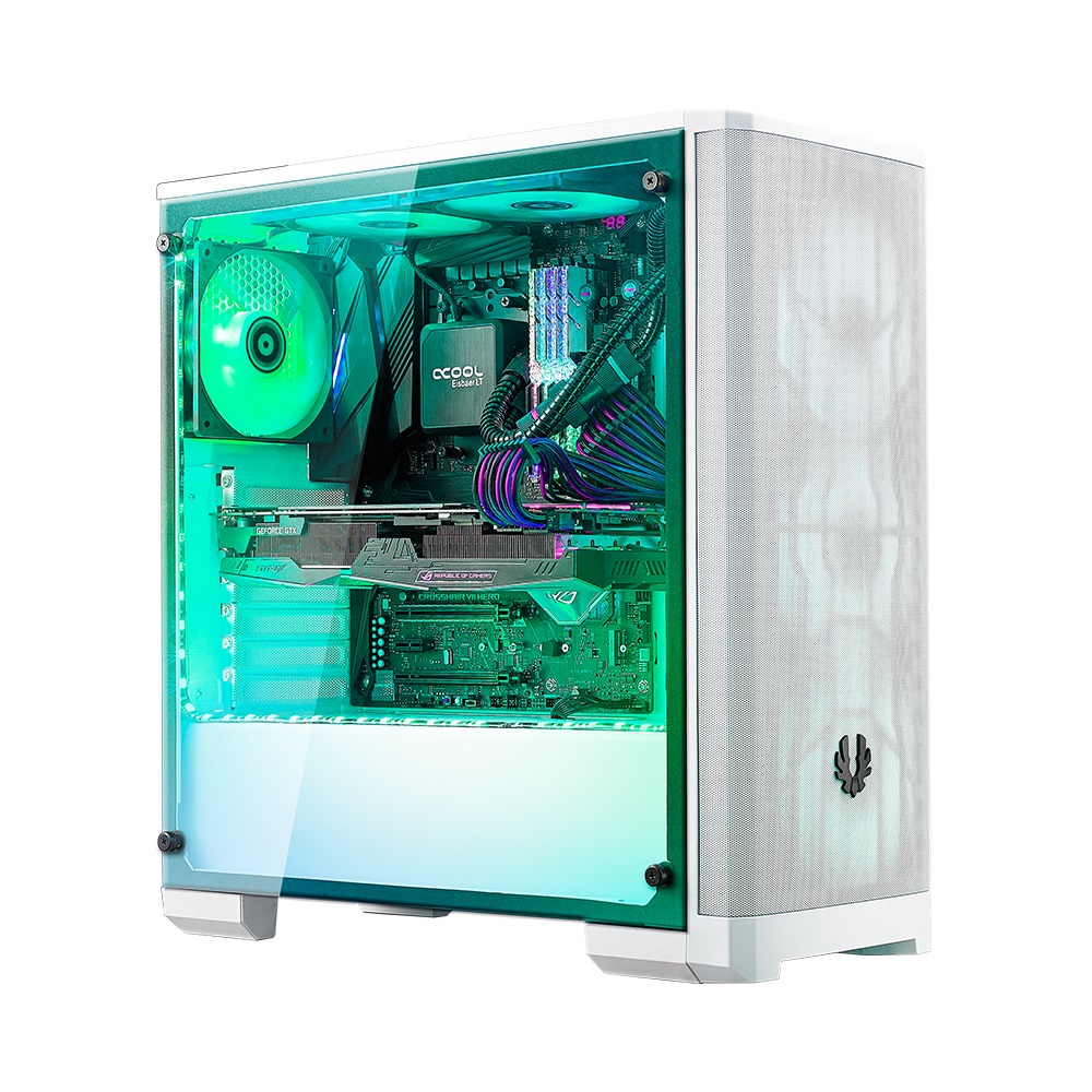 Кутия BitFenix NOVA ARGB Mesh White TG