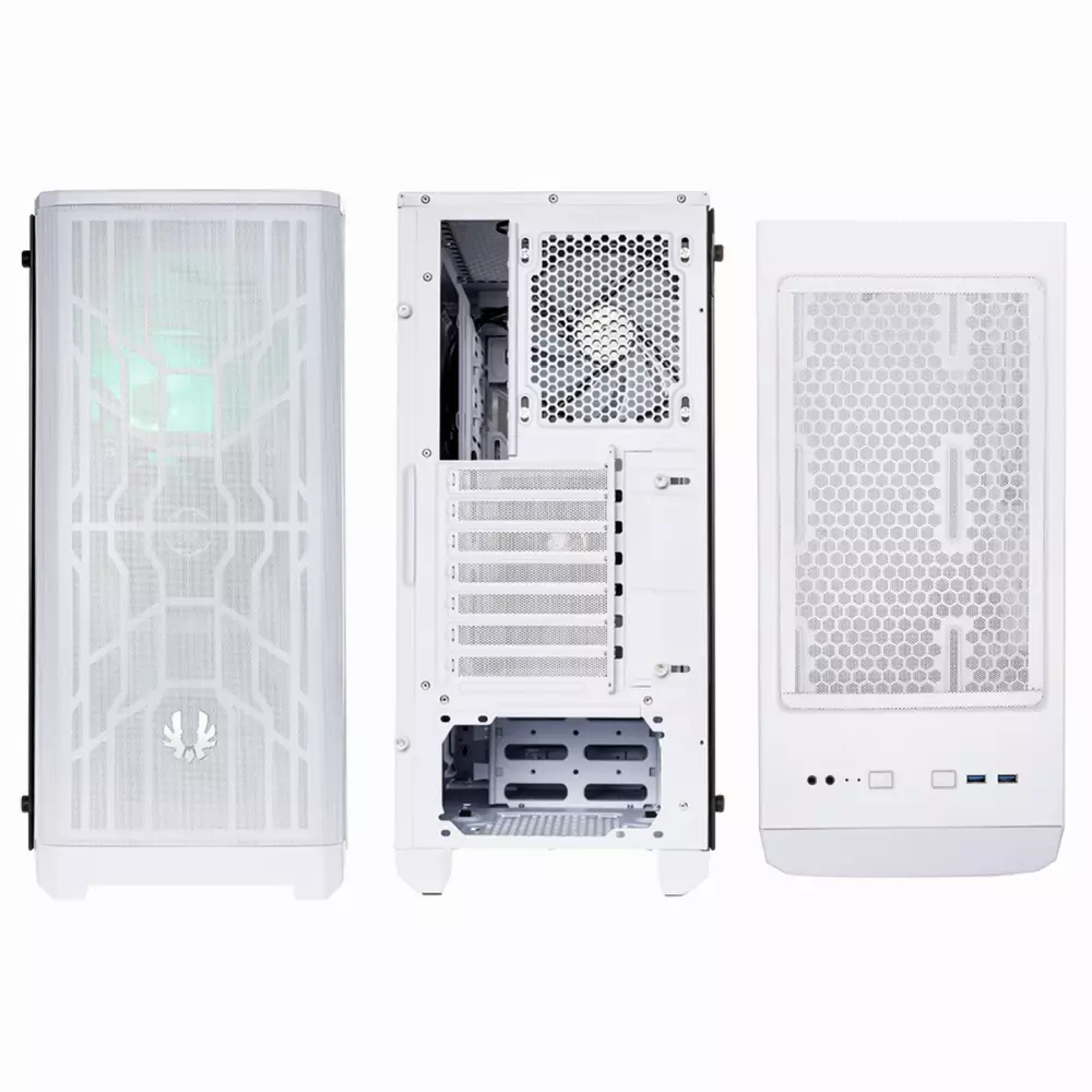 Кутия BitFenix NOVA ARGB Mesh White TG