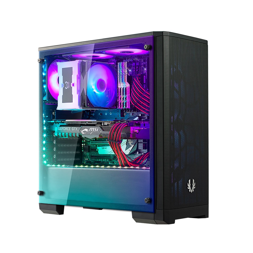 Кутия BitFenix NOVA ARGB Mesh Black TG