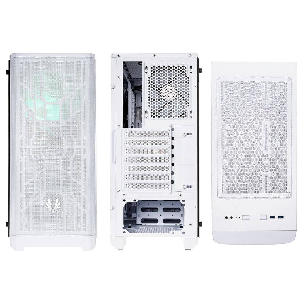 Кутия BitFenix NOVA RGB Mesh White TG