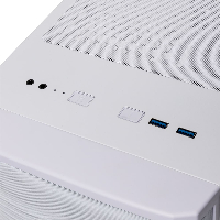 Кутия BitFenix NOVA RGB Mesh White TG