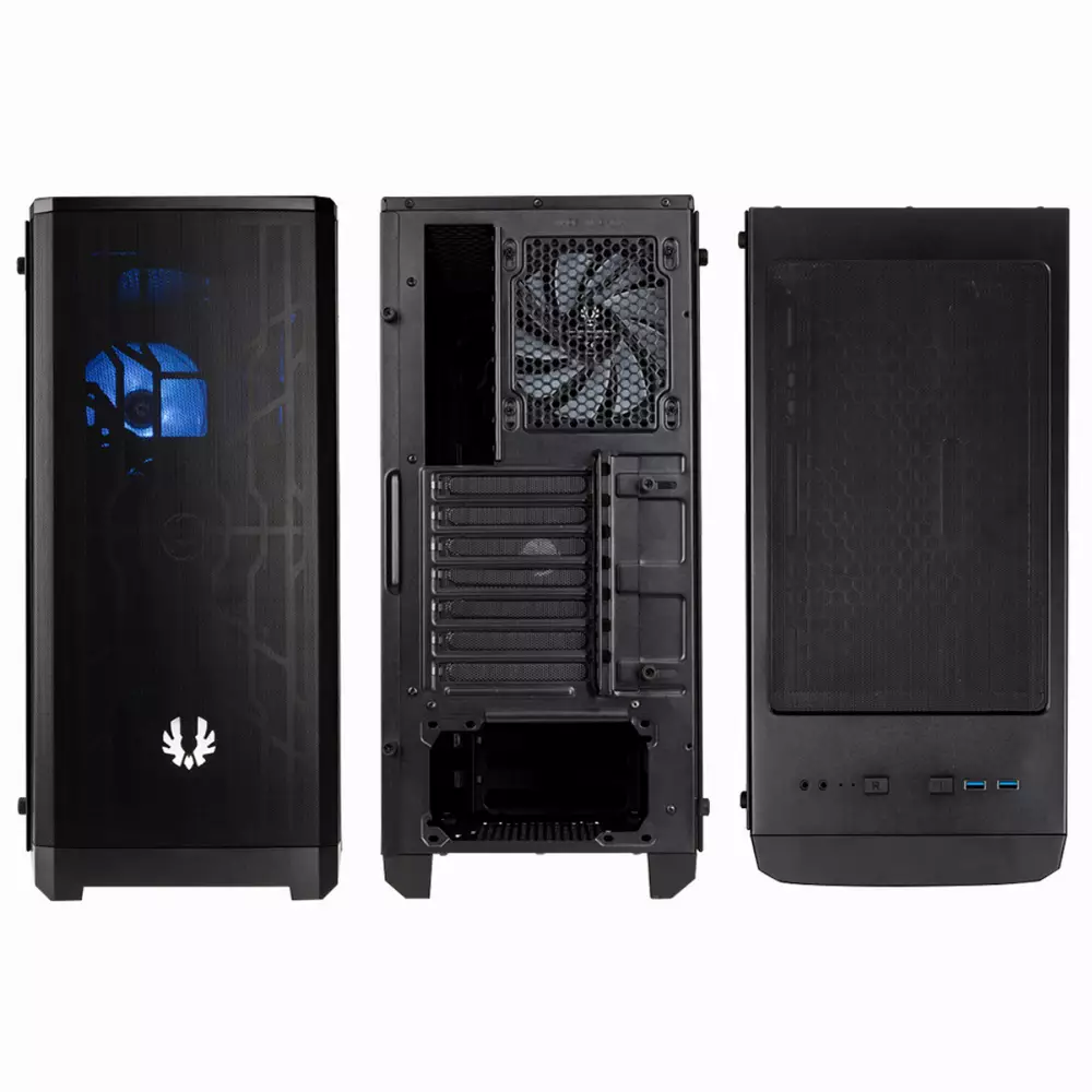 Кутия BitFenix NOVA RGB Mesh Black TG