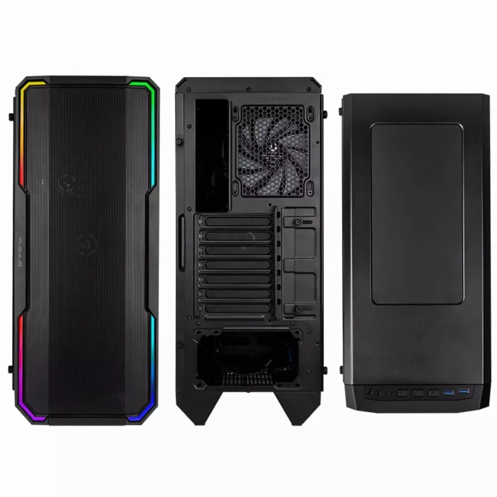 Кутия BitFenix ENSO MESH Black RGB TG