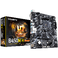 Дънна платка GIGABYTE B450M H 