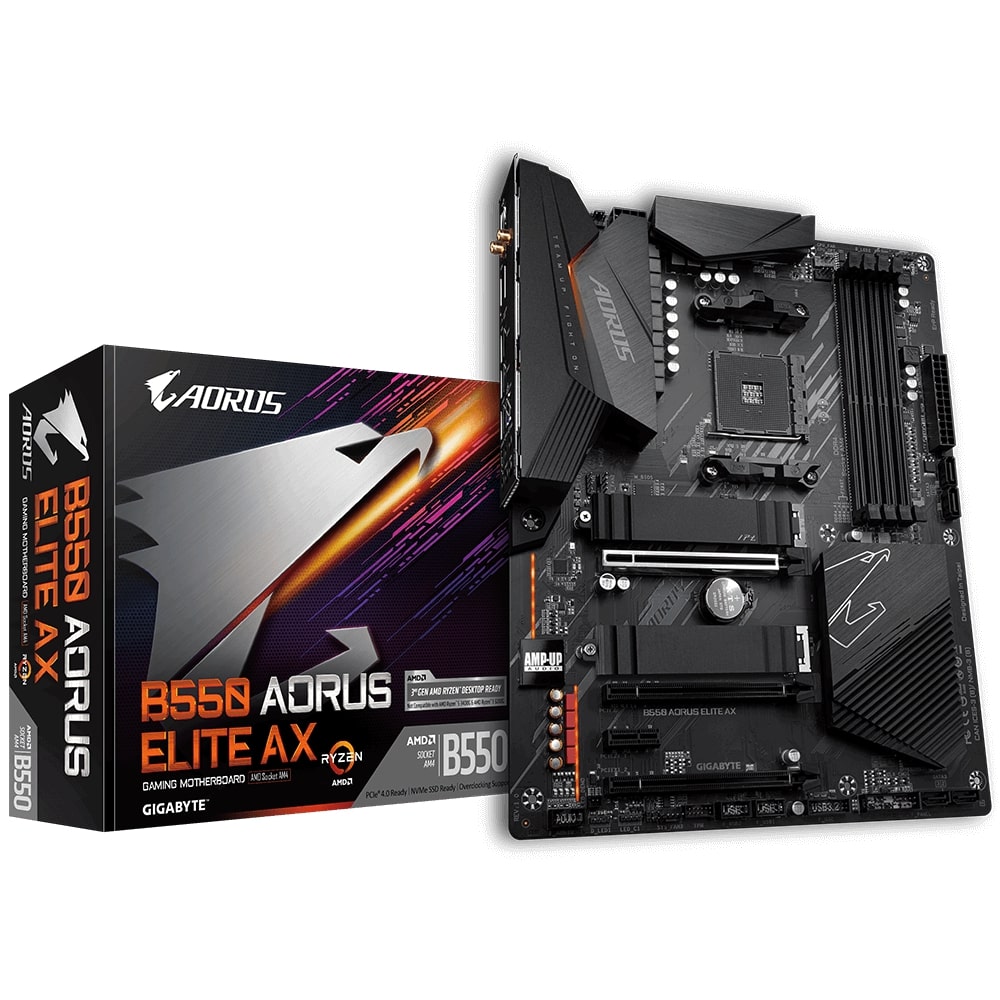 Дънна платка GIGABYTE B550 AORUS ELITE AX