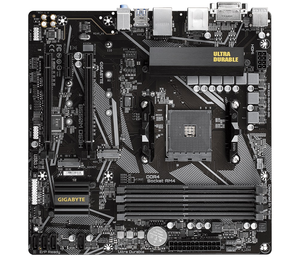 Дънна платка GIGABYTE B550M DS3H