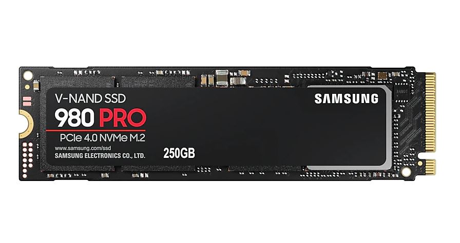 Диск SSD SAMSUNG 980 PRO 250GB M.2 2280 PCIe NVMe Gen 4.0 x4