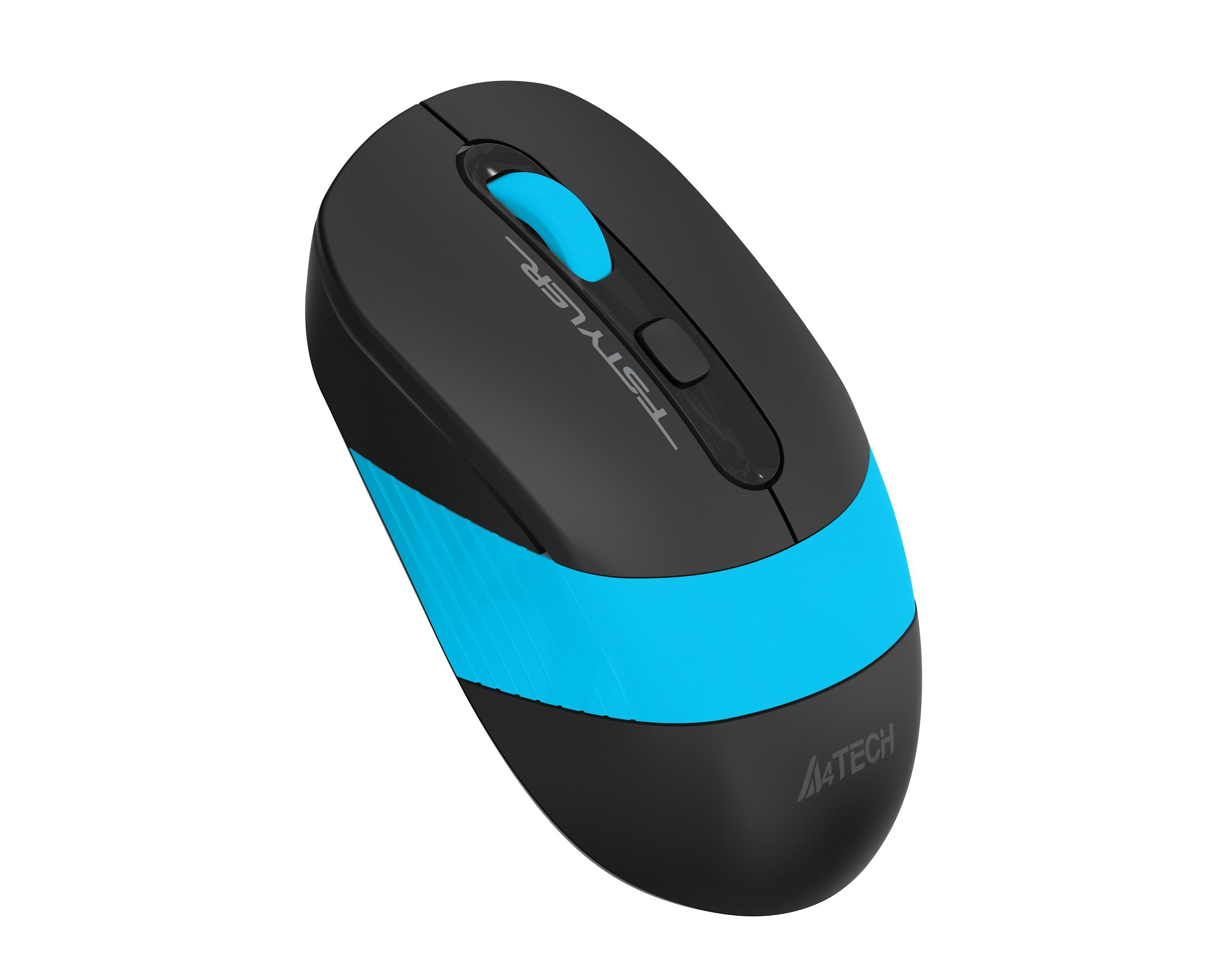 Мишка A4 FG10S Fstyler Optical Wireless безжична безшумна Син