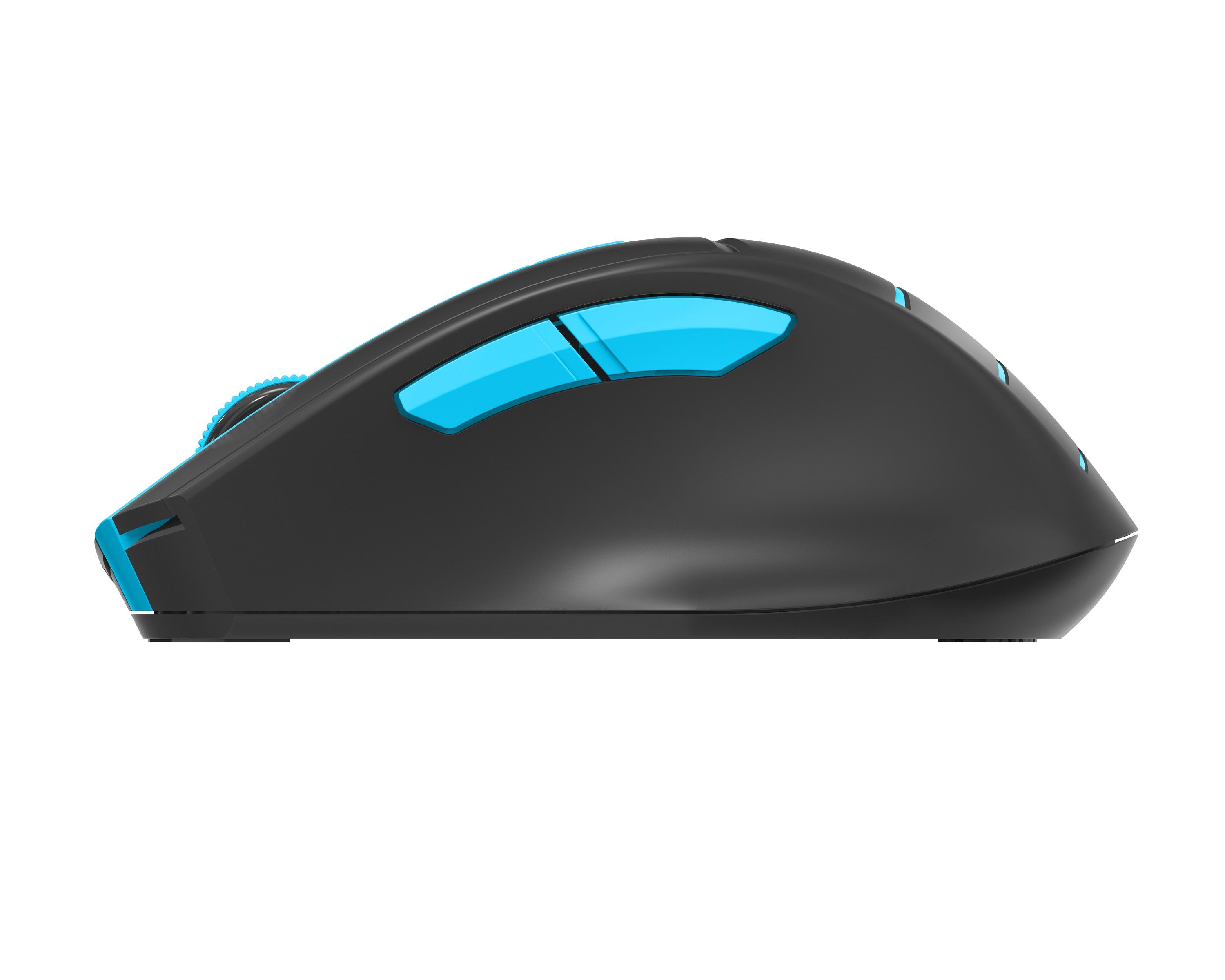 Мишка A4 FG30S Fstyler Optical Wireless Безжична безшумна Син