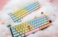 Капачки за механична клавиатура Ducky Cotton Candy 108-Keycap Set ABS Double-Shot US Layout