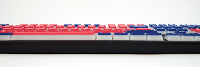 Капачки за механична клавиатура Ducky Pudding Red & Blue 108-Keycap Set PBT Double-Shot US Layout