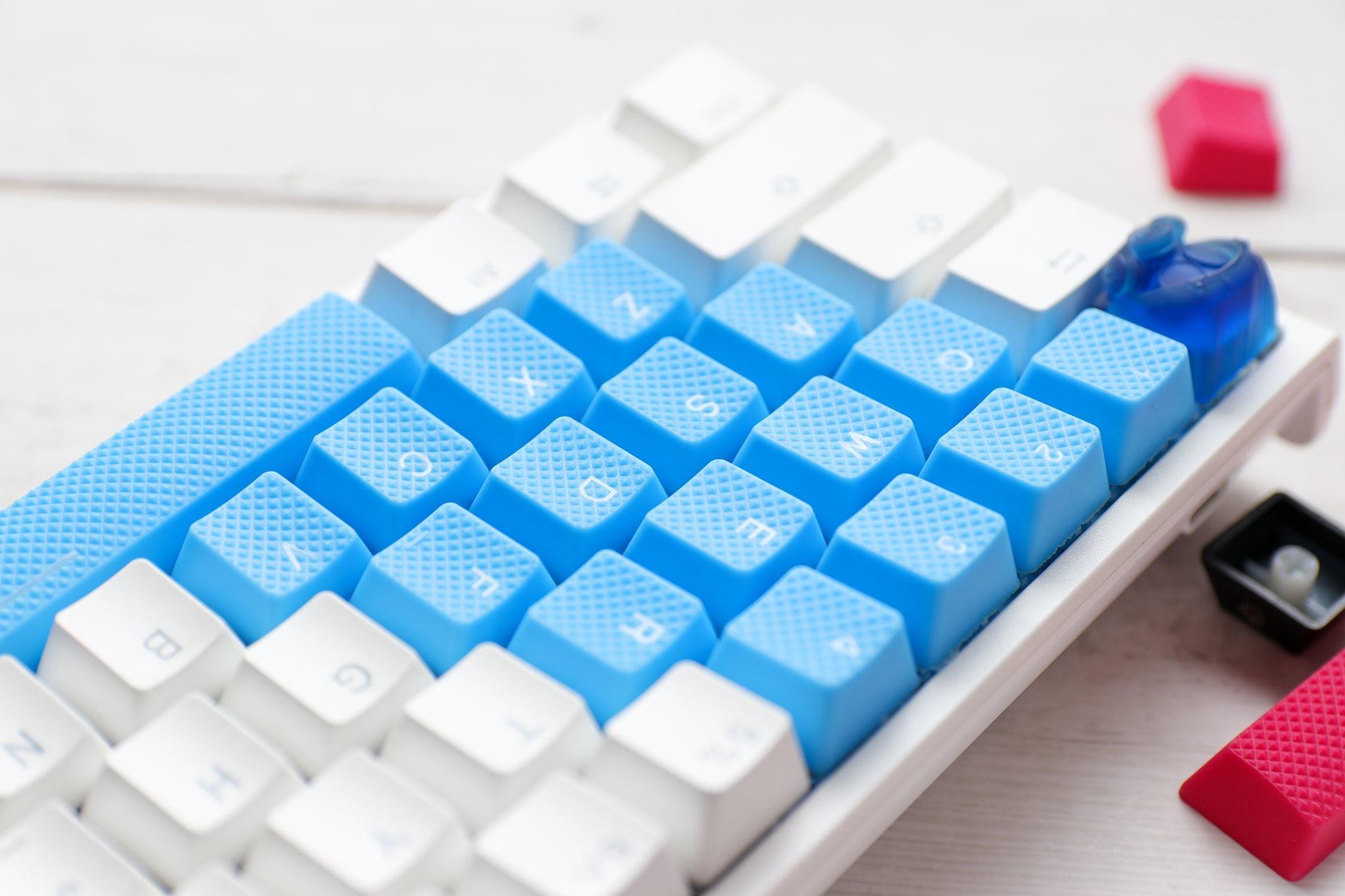 Капачки за механична клавиатура Ducky Blue 31-Keycap Set Rubber Backlit Double-Shot US Layout