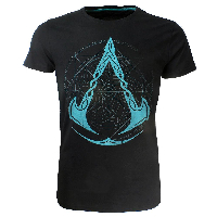 Тениска Difuzed Assassin's Creed Valhalla - Crest Grid - Men's T-shirt - S