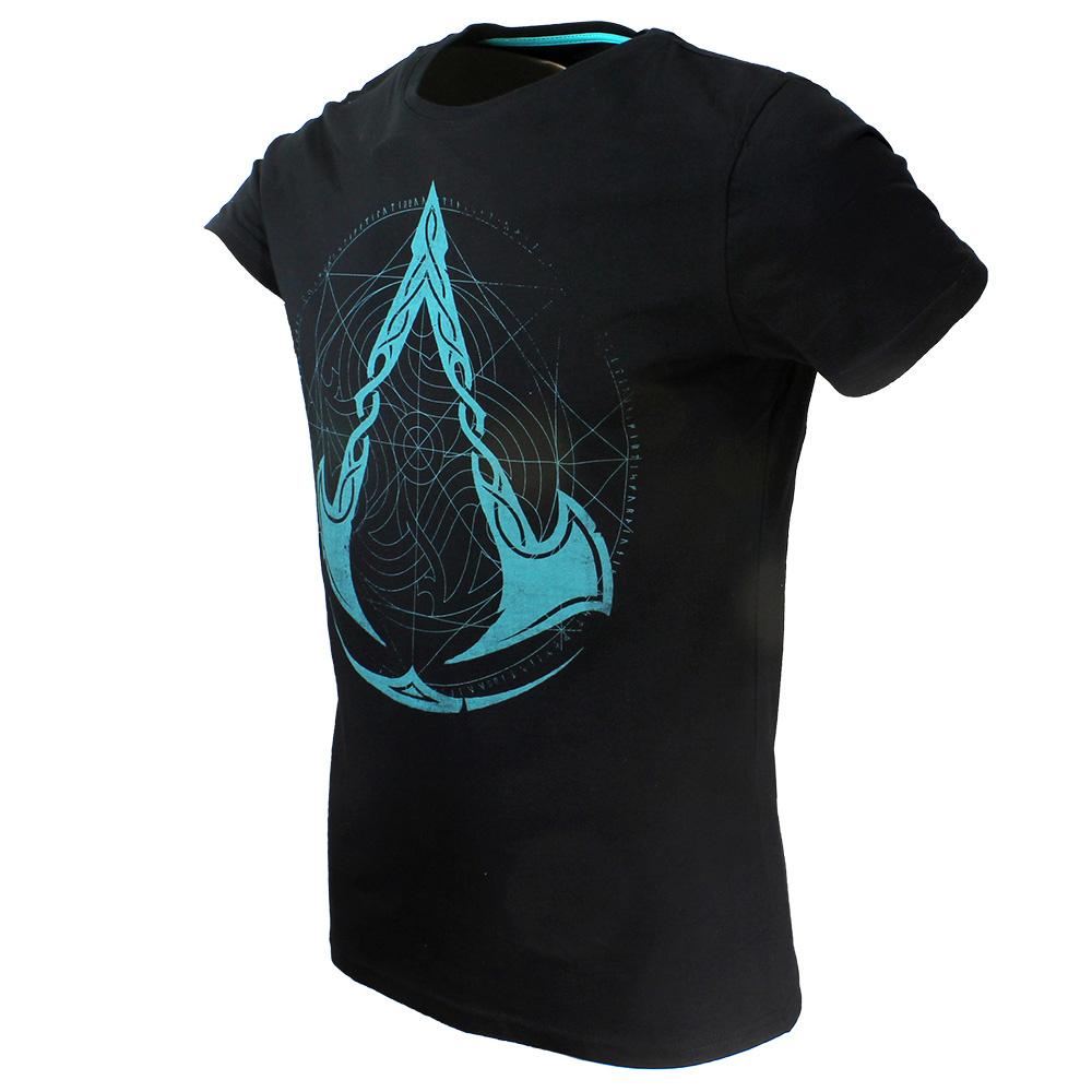 Тениска Difuzed Assassin's Creed Valhalla - Crest Grid - Men's T-shirt - L