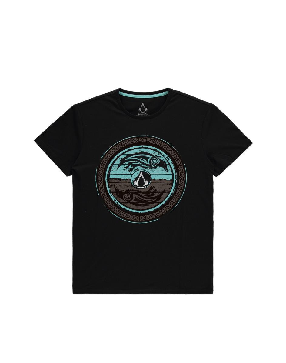 Тениска Difuzed Assassin's Creed Valhalla - Shield - Men's T-shirt - M