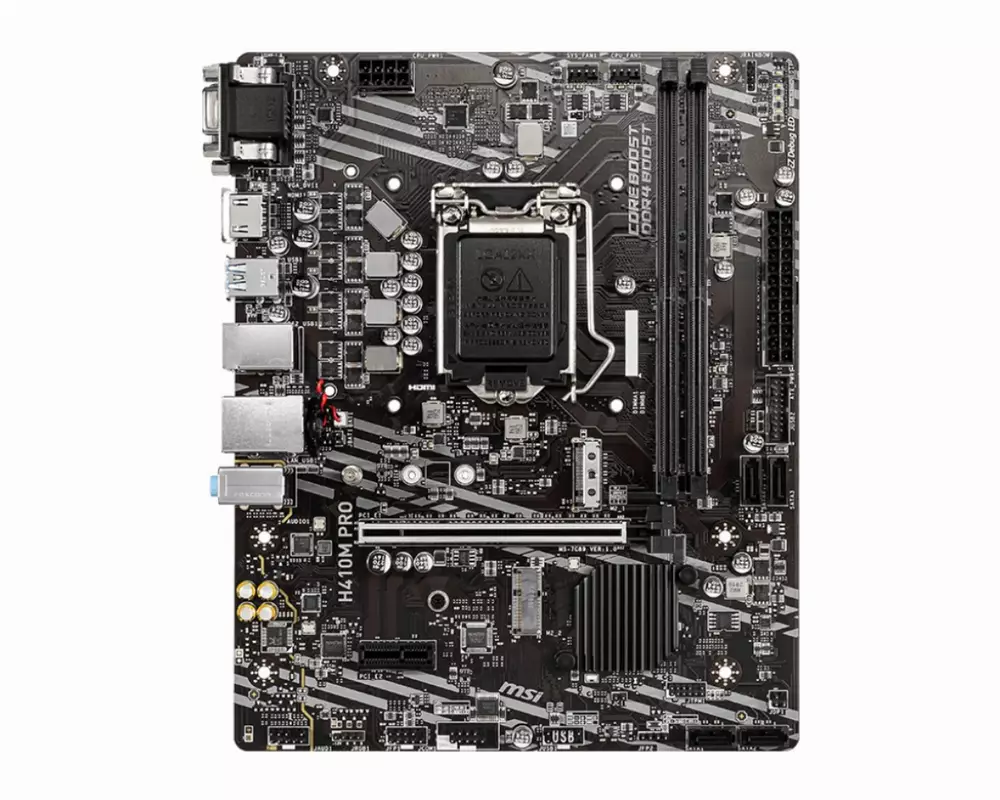 Дънна платка MSI H410M PRO