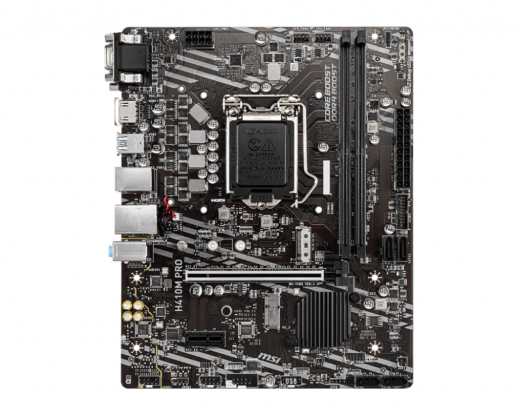 Дънна платка MSI H410M PRO