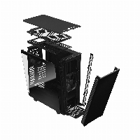 Кутия Fractal Define 7 Compact Dark Tempered Glass