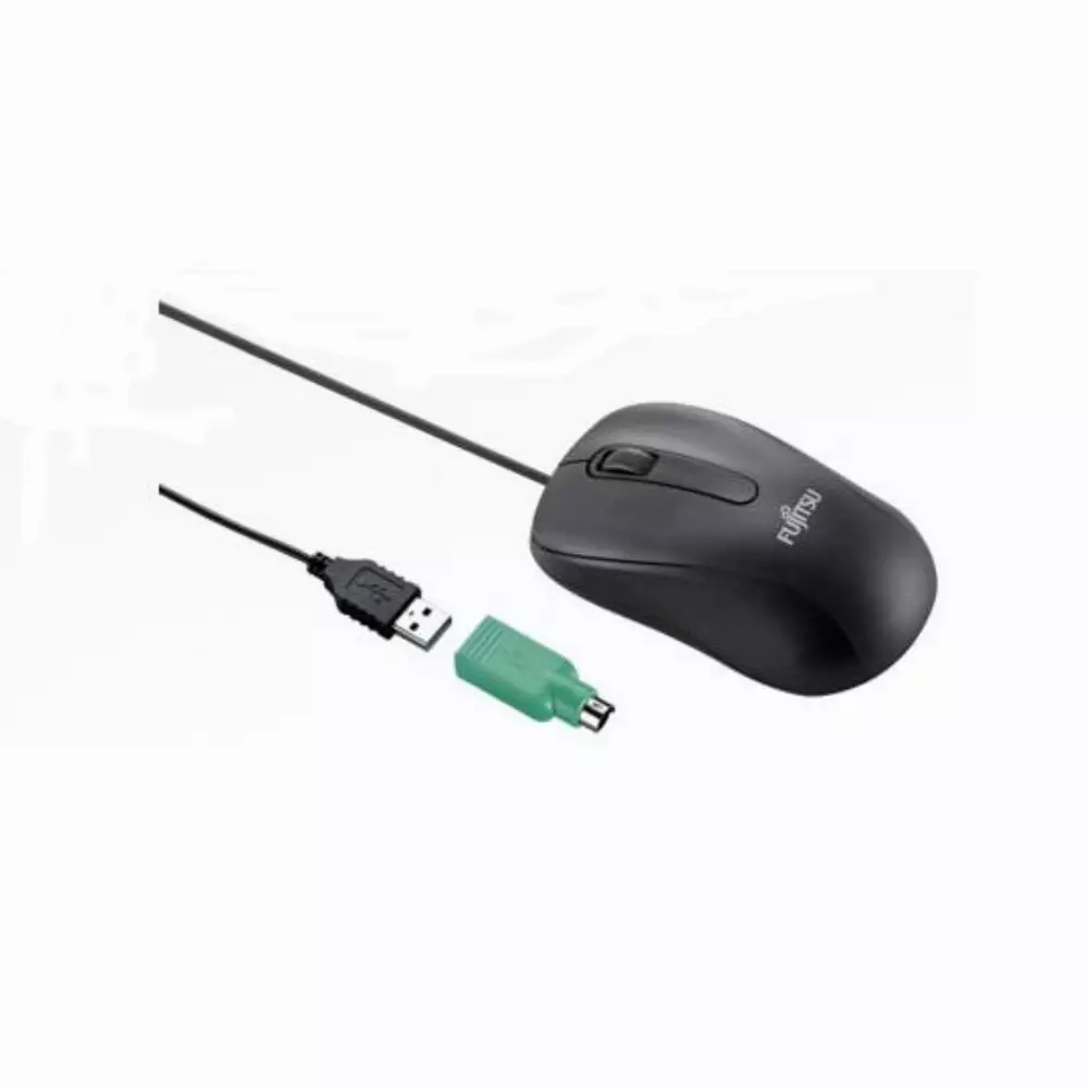 Оптична мишка FUJITSU M530, 1200dpi, USB/PS2, Черна