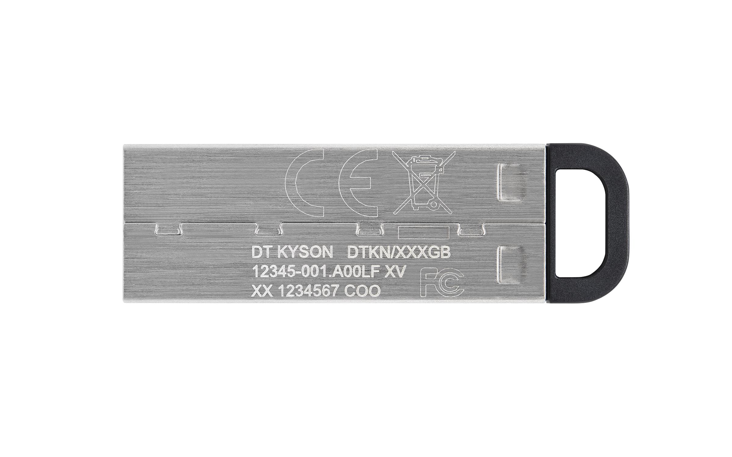 Памет USB KINGSTON DataTraveler Kyson 64GB, USB 3.2 Gen 1, Сребрист