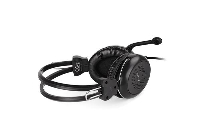 Слушалки A4TECH HS-30i, 3.5мм стерео жак, Черен