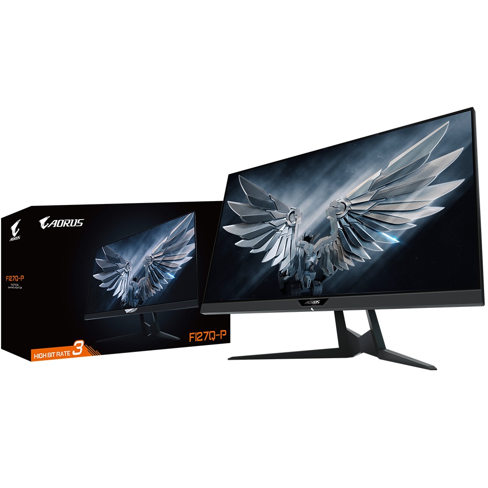 Монитор Gigabyte 27" AORUS FI27QP-EK, WQHD 2K (2560x1440), IPS, 165Hz, 1ms, HDR, FreeSync, G-Sync
