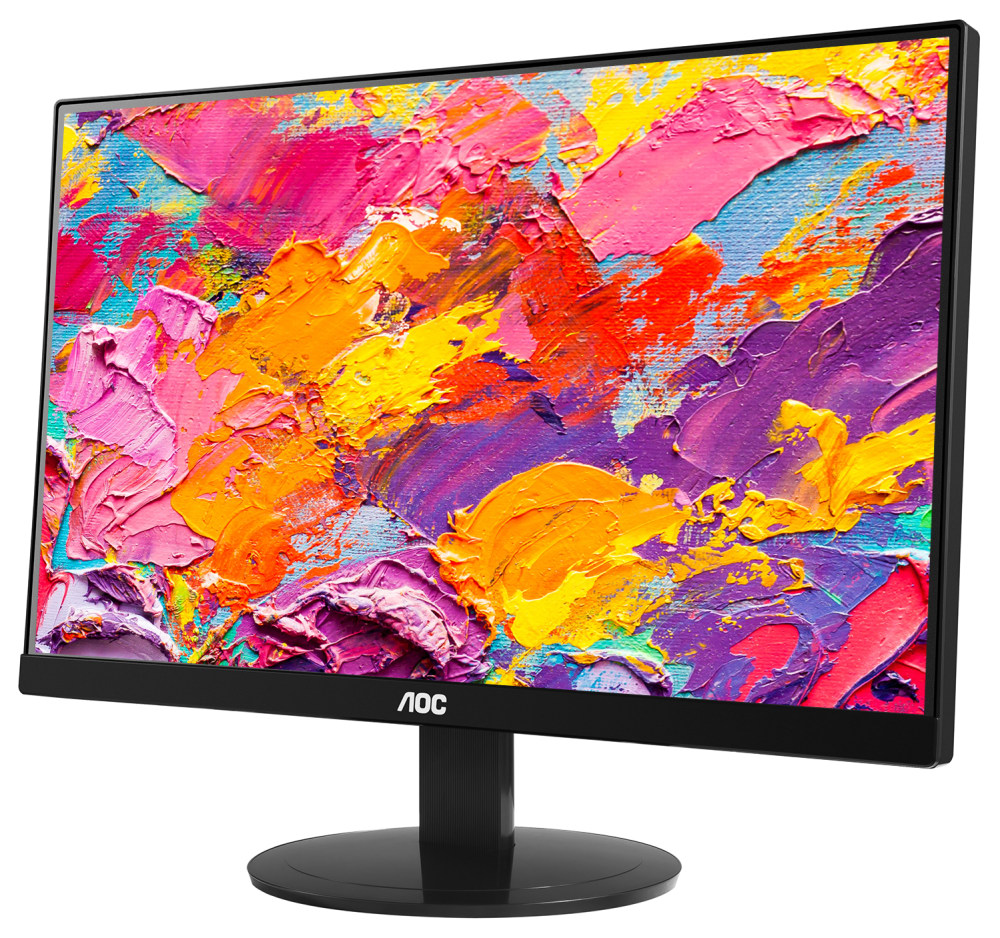 Монитор AOC 23.8" I2480SX, FullHD (1920x1080), IPS, 60Hz, 5ms, DVI, VGA