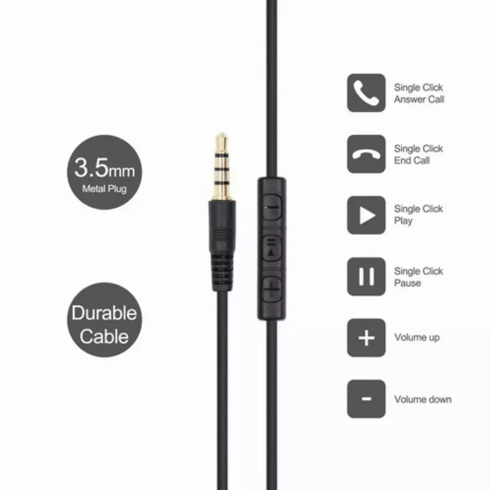 VCom слушалки с микрофон Headphones with Mic - DE160M