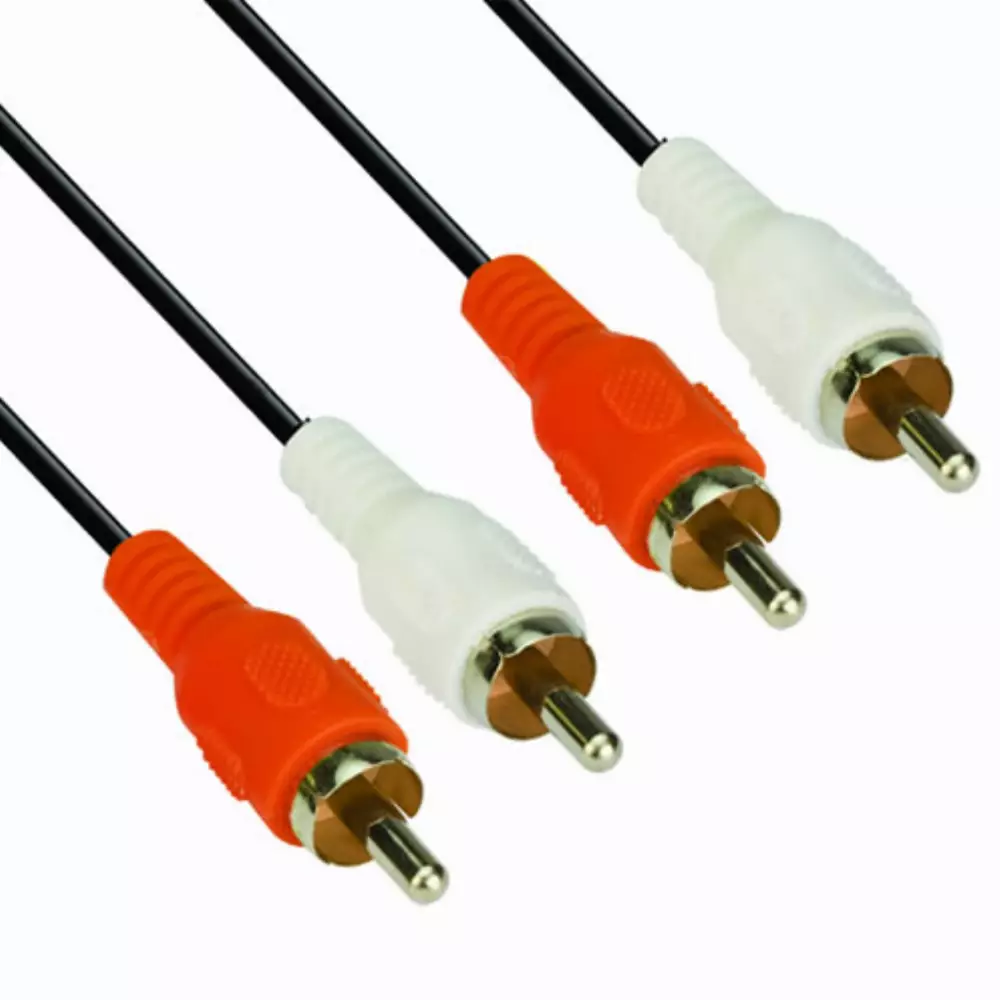 VCom Аудио Кабель RCA 2x M / RCA 2x M - CV022-1.5m