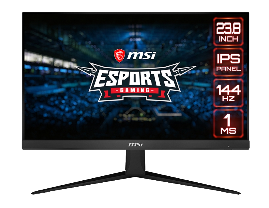 Монитор MSI Optix G241, 23.8", Full HD (1920x1080), IPS, 144Hz, 1ms, 95% DCI-P3, AMD FreeSync 