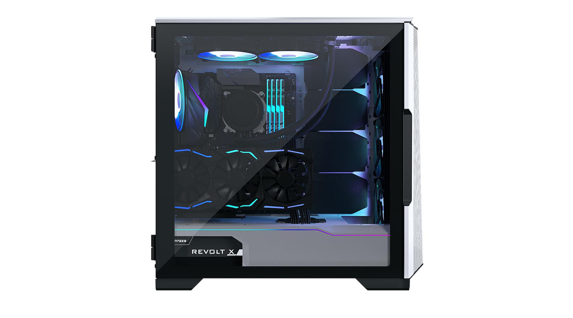 Кутия Phanteks P500A TG DRGB Mid-tower, Бяла