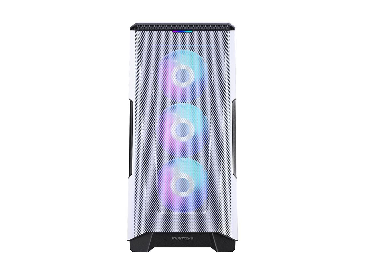 Кутия Phanteks P500A TG DRGB Mid-tower, Бяла