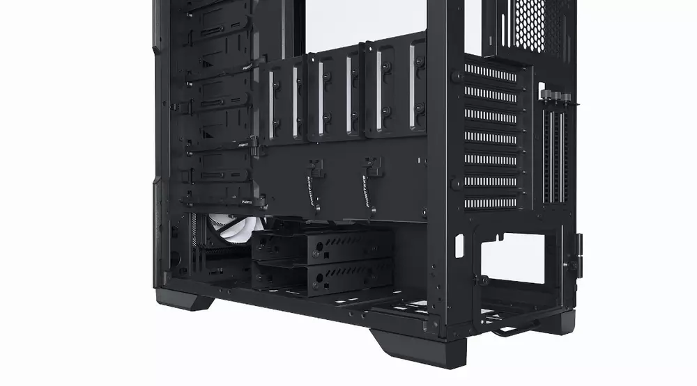 Кутия Phanteks P500A TG DRGB Mid-tower, Черен