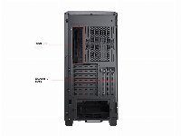 Кутия Phanteks P500A TG DRGB Mid-tower, Черен