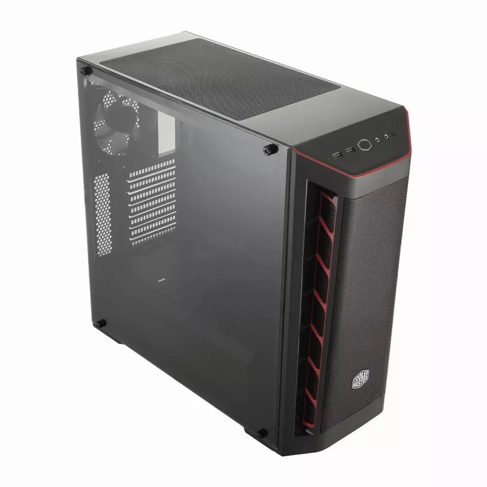 Кутия Cooler Master MASTERBOX MB511 RED TRIM