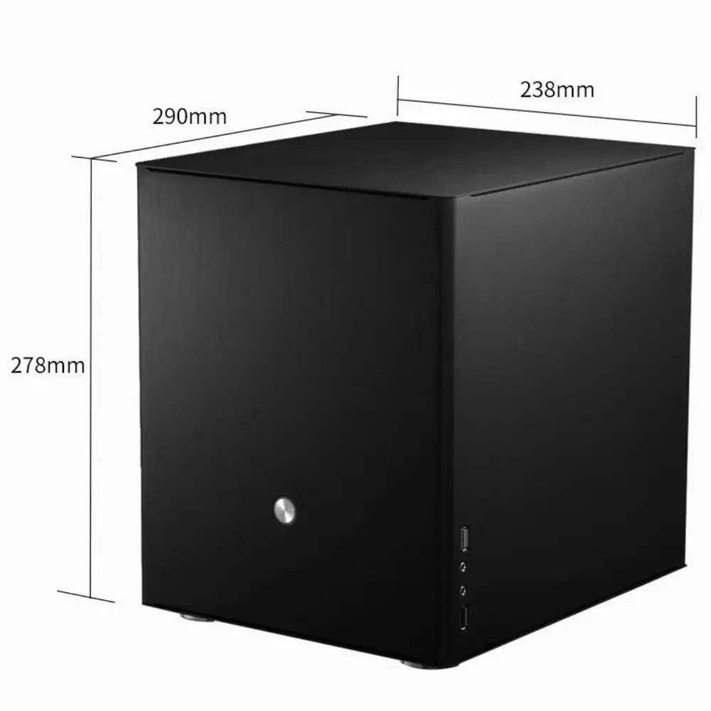 Кутия Jonsbo V4, Cube, mATX