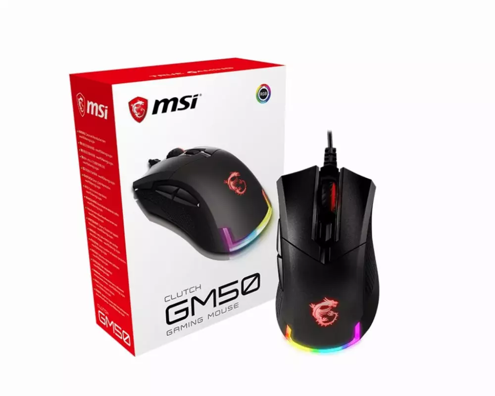 Mouse de gaming MSI CLUTCH GM50