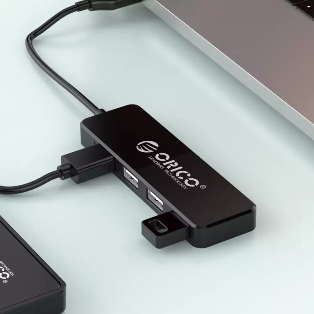 Orico хъб USB2.0 HUB 4 port Black - FL01-BK